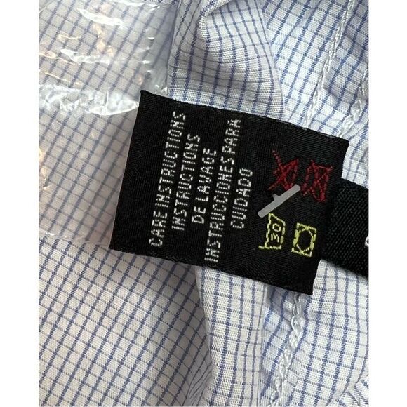 Buffalo David Bitton Saron Western‎ Blue Check Button Up Shirt sz XXL NWT - Picture 12 of 14